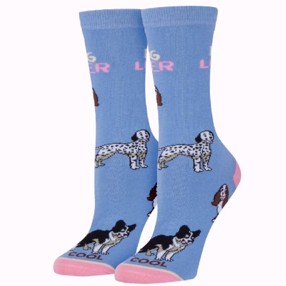 Dog Lover Athletic Black Crew Socks – Medium NEW Fast Ship - Picture 1 of 3